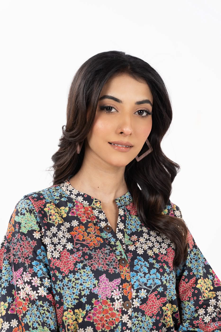 Stitched - 2 Pc Printed Cambric Outfit