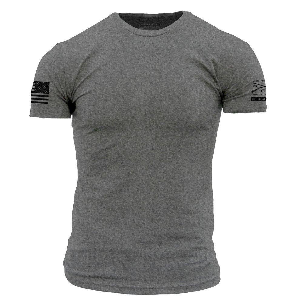 Club Member - Men's Basic T-Shirt - Heather Grey