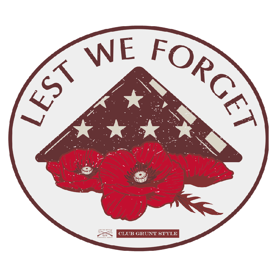 2024 May Club Sticker - Lest We Forget