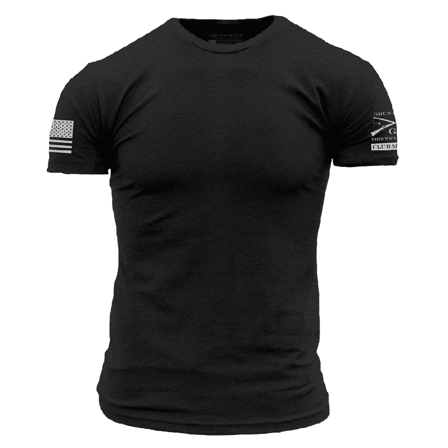 Club Member - Men's Basic T-Shirt - Black Heather