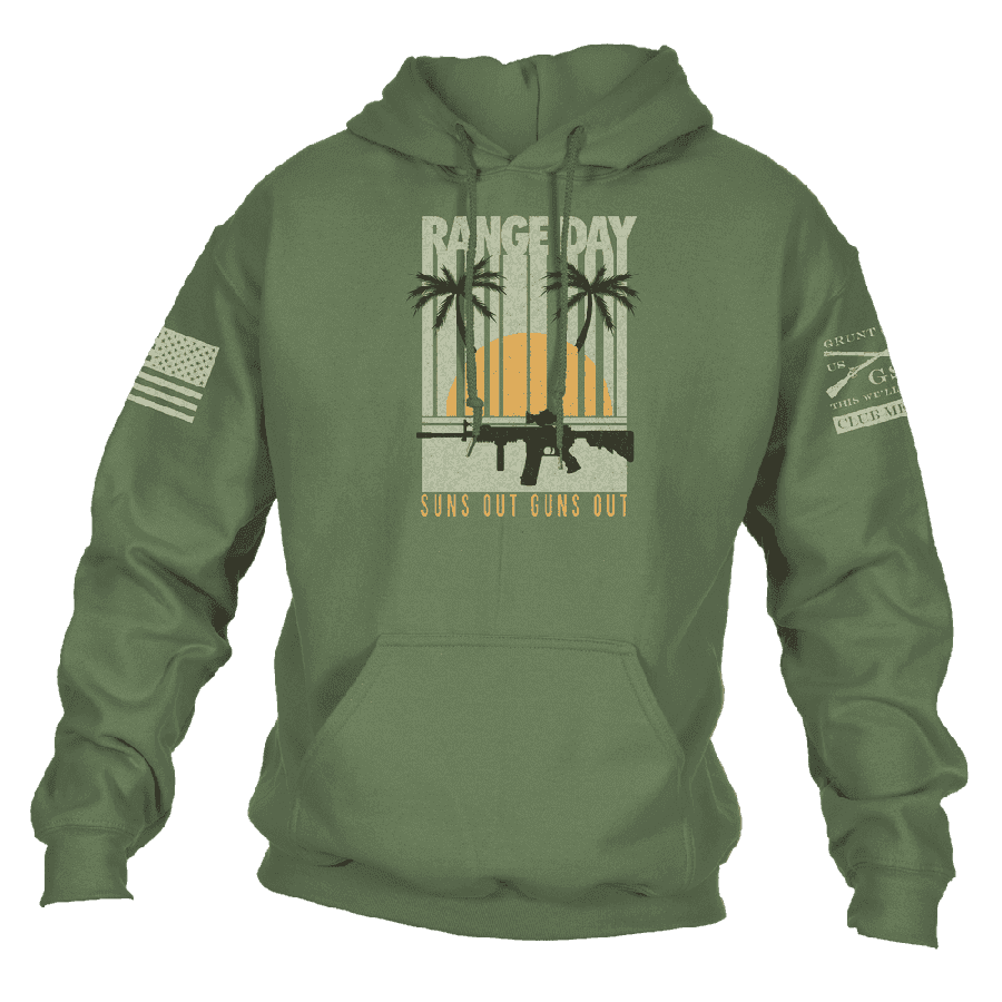 Range Day Club Member Hoodie - Military Green