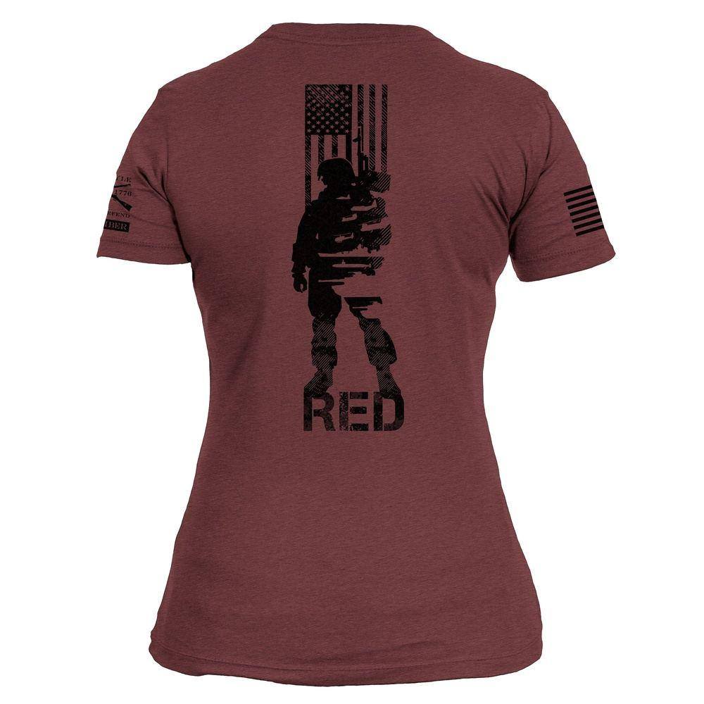 Women's R.E.D. All Forces Club Exclusive T-Shirt - Burgundy Heather