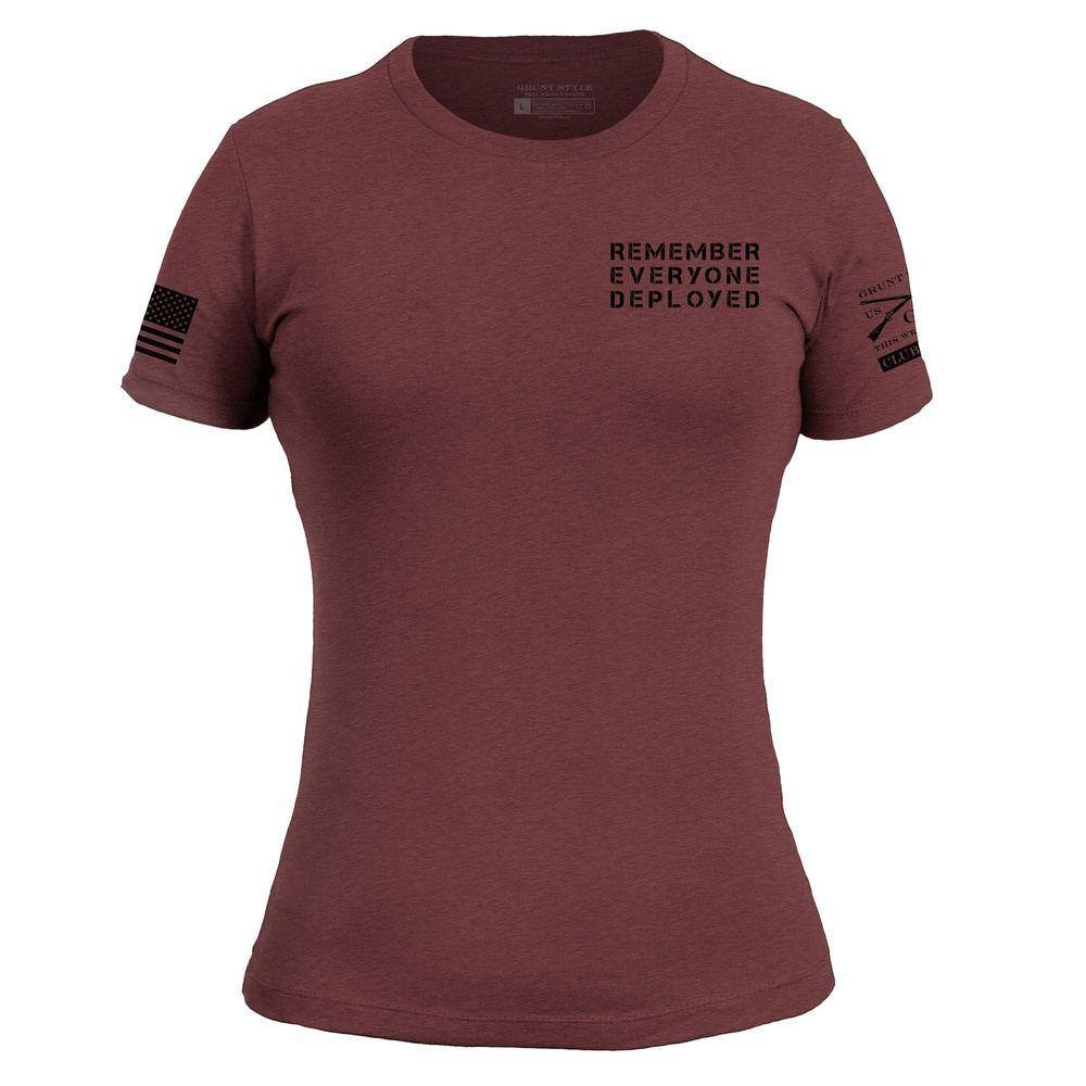 Women's R.E.D. All Forces Club Exclusive T-Shirt - Burgundy Heather