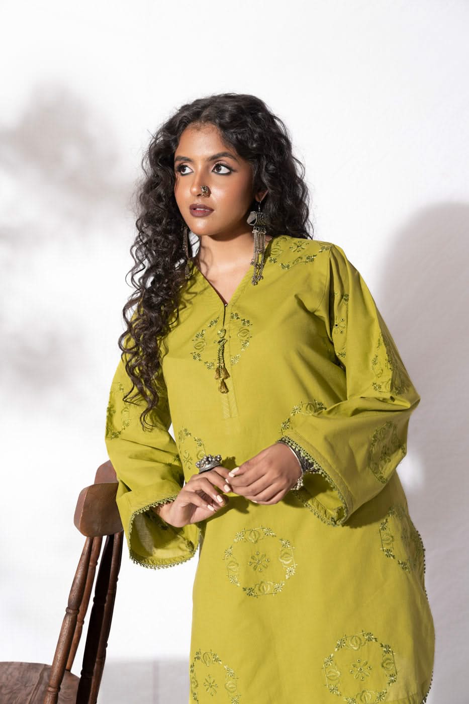 Stitched - 2 Pc Chikankari Outfit