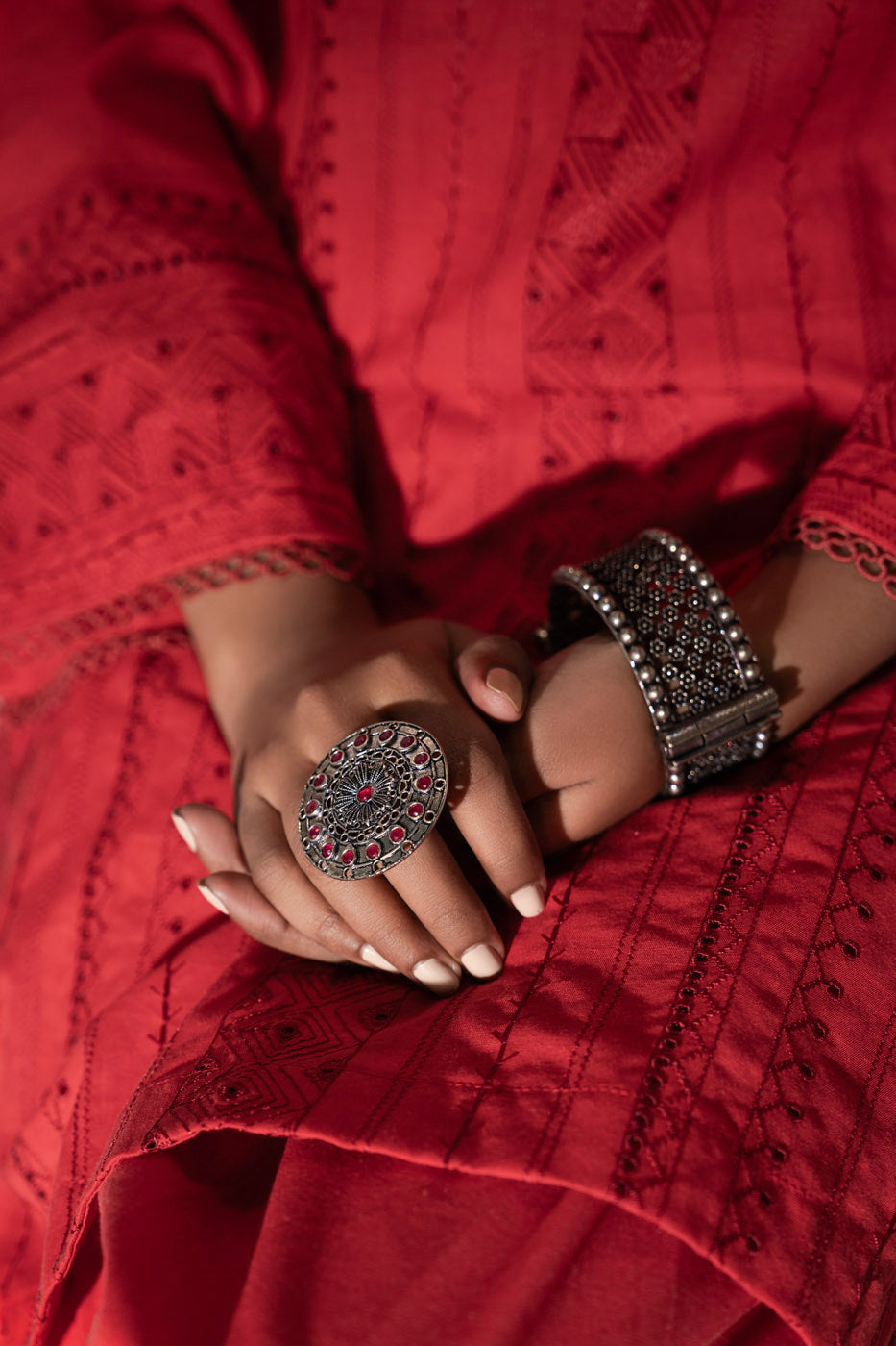 Stitched - 2 Pc Embroidered Chikankari Outfit
