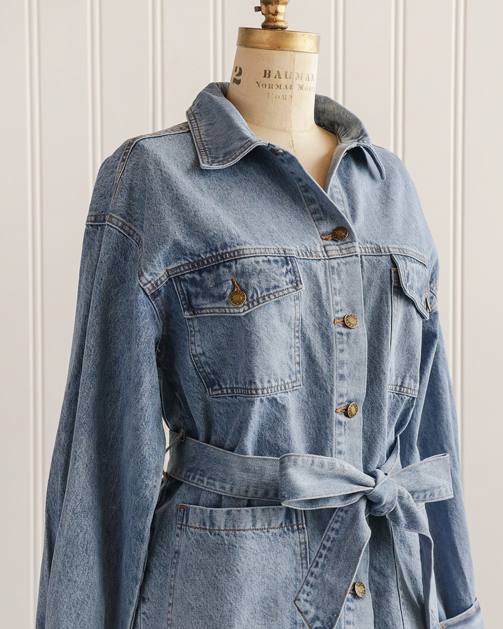 Beau Belted Denim Jacket