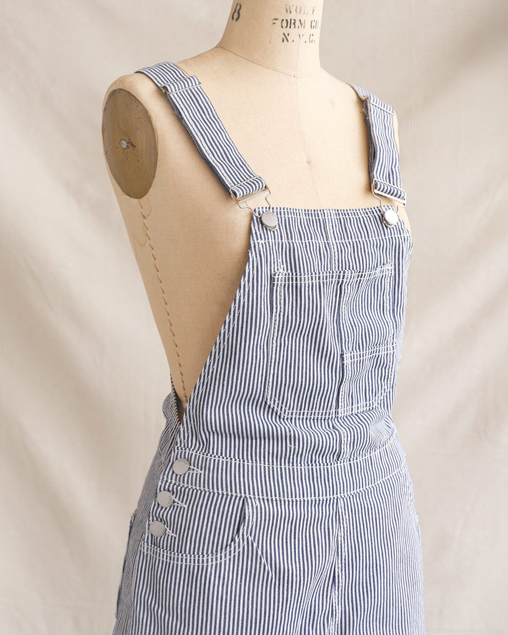 Sommen Striped Shortalls