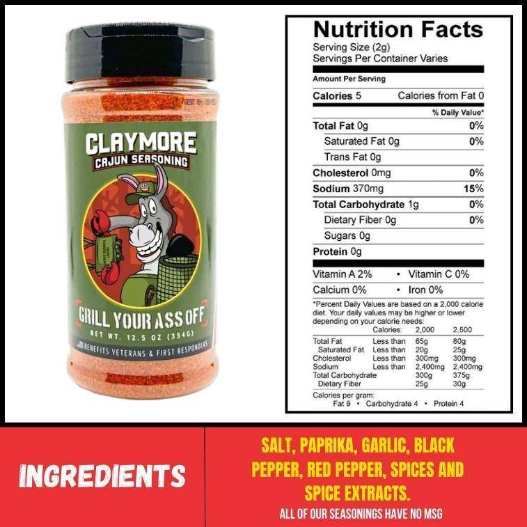 Claymore Cajun Seasoning™