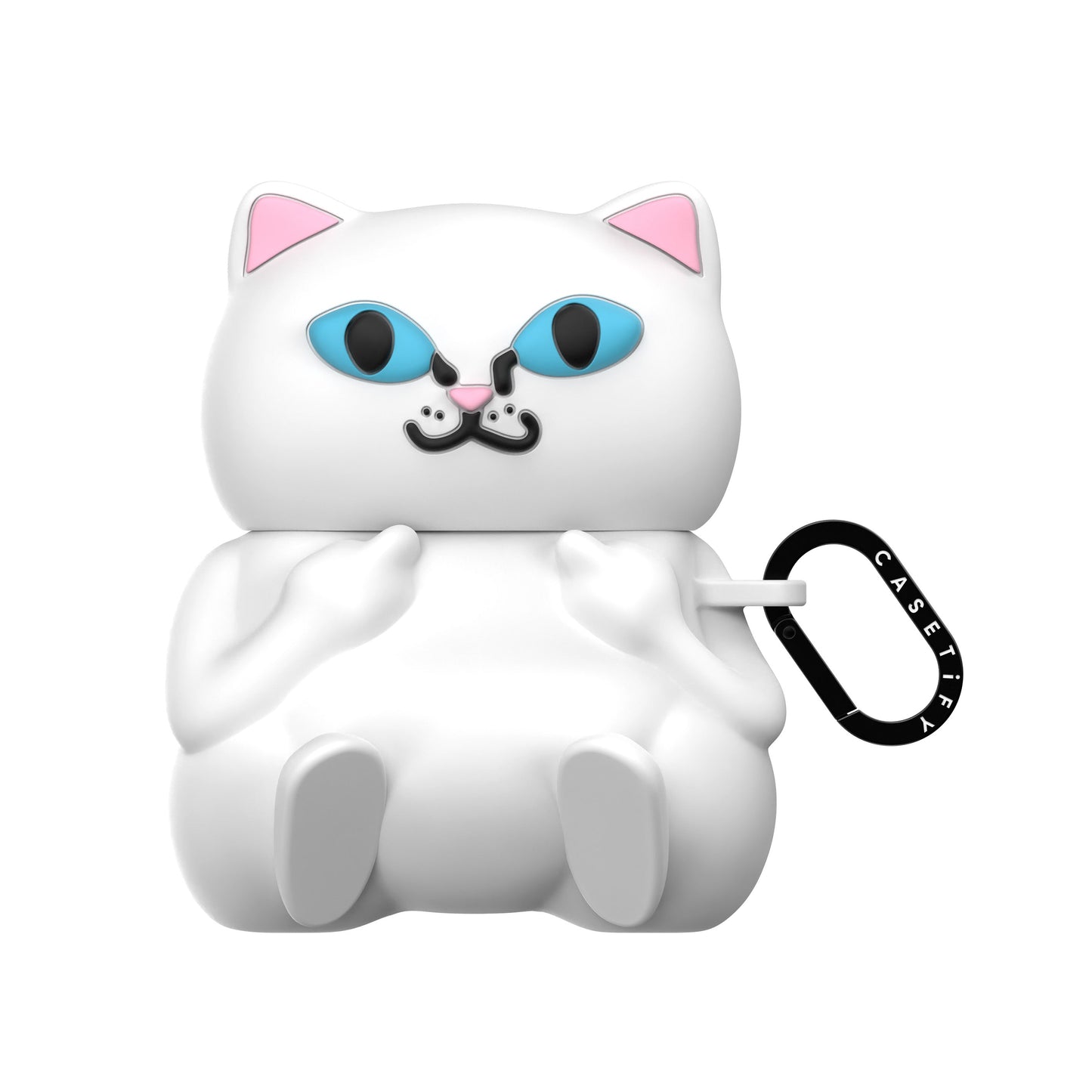 CASETiFY x Ripndip Lord Nermal 3D Airpods Pro Case (White)