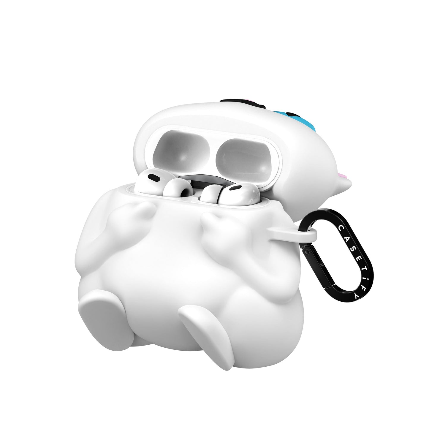 CASETiFY x Ripndip Lord Nermal 3D Airpods Pro Case (White)