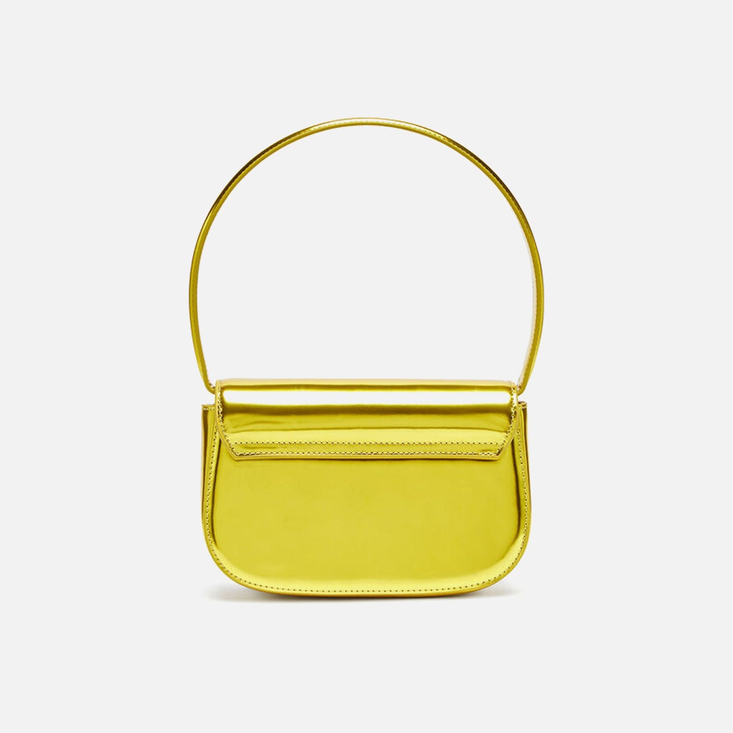 Diesel 1 DR Mirror Leather Bag - Yellow