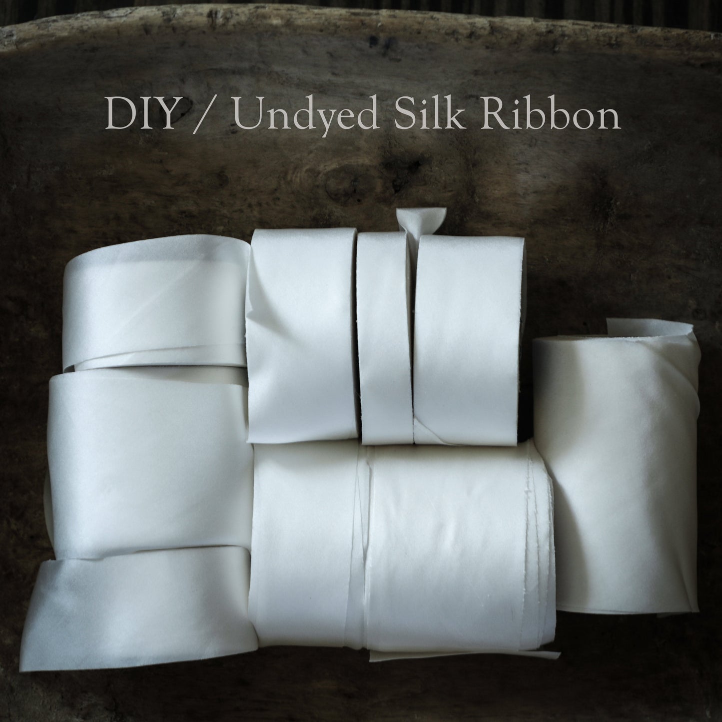 DIY / Undyed Silk Ribbon