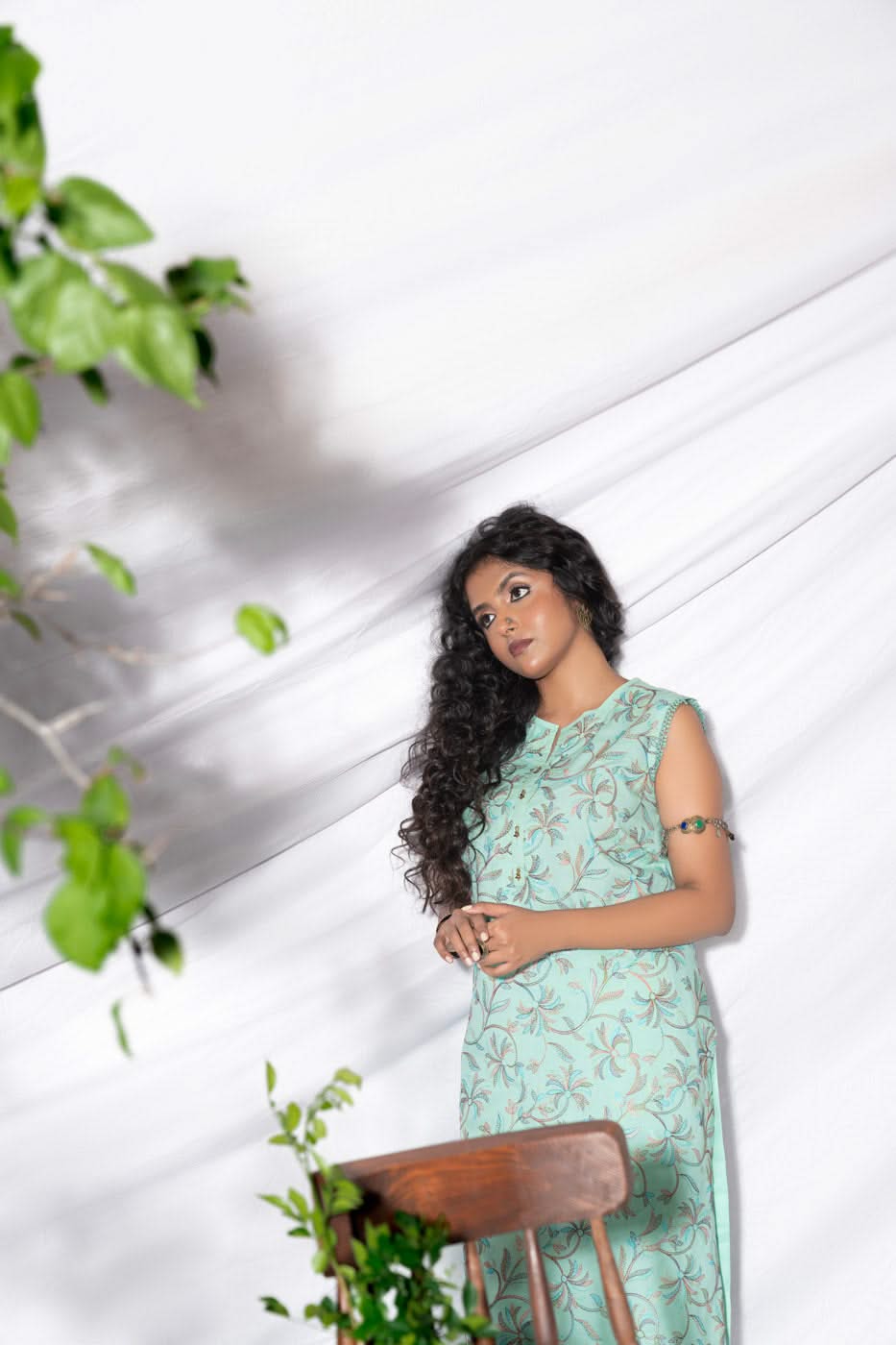 Stitched - 2 Pc Chikankari Outfit