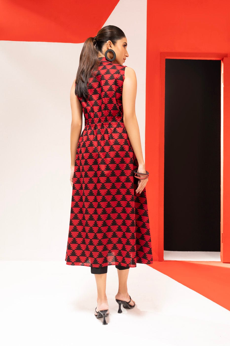 Printed Cambric Dress