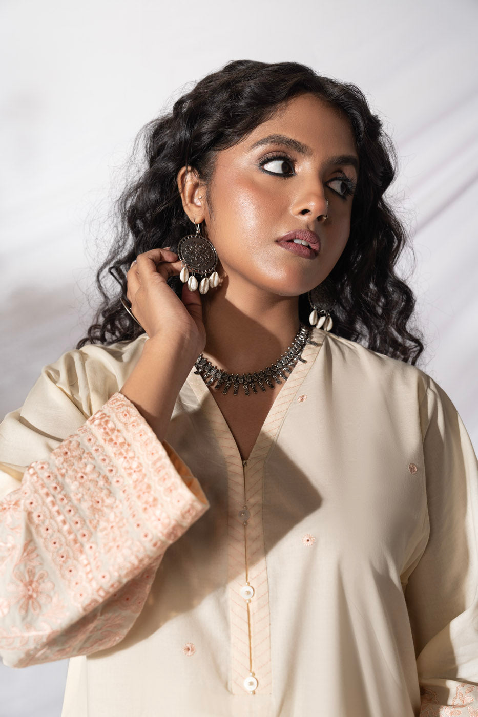 Stitched - 2 Pc Chikankari Outfit