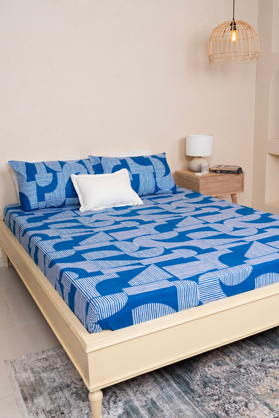 Printed Poly Cotton Bedsheet