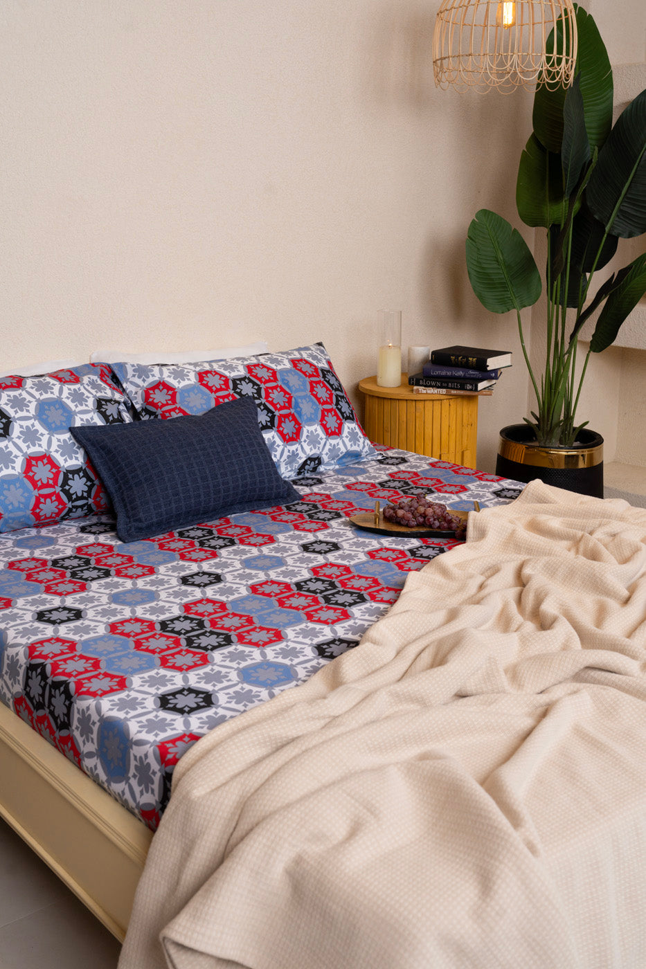 Printed Poly Cotton Bedsheet
