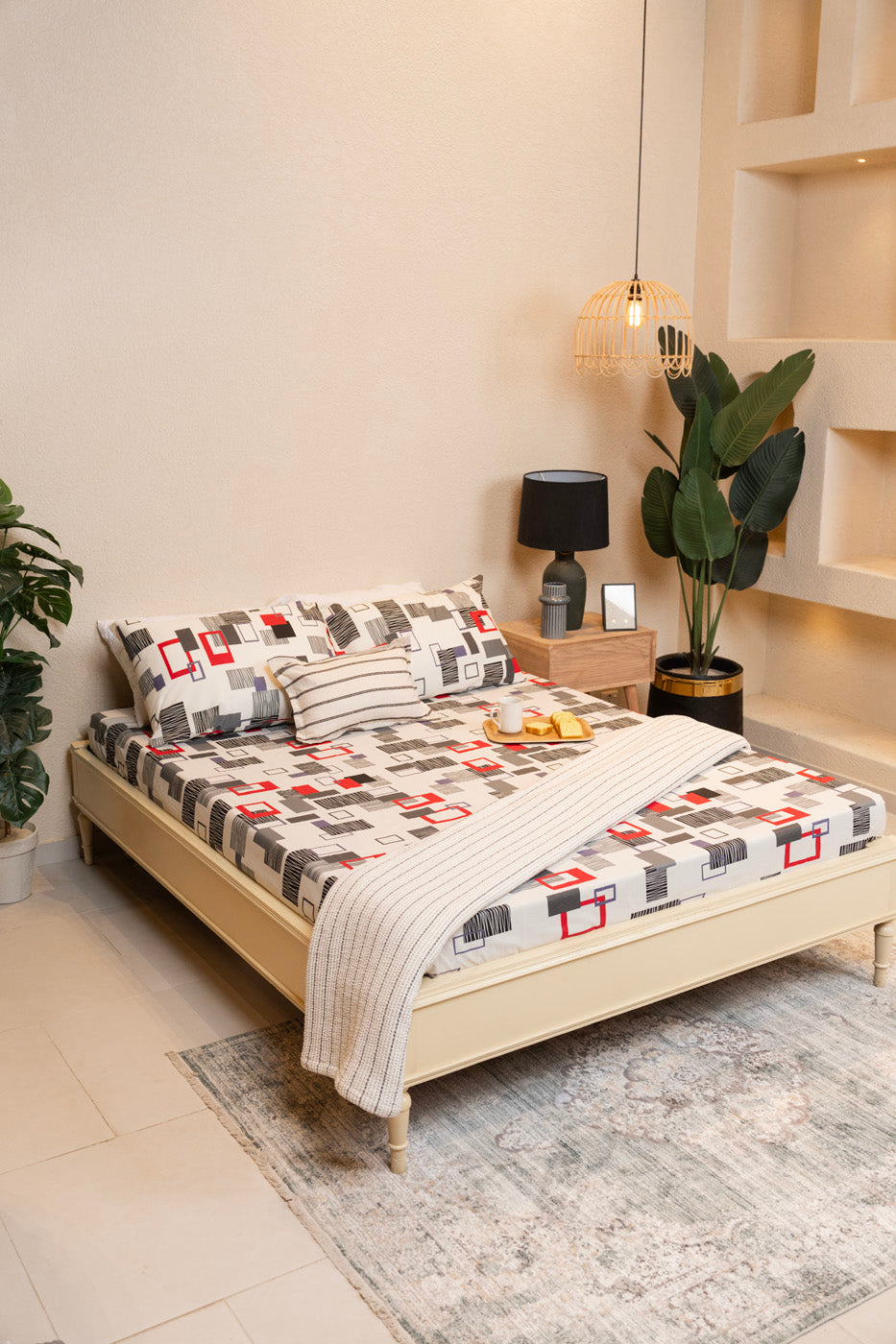 Printed Poly Cotton Bedsheet