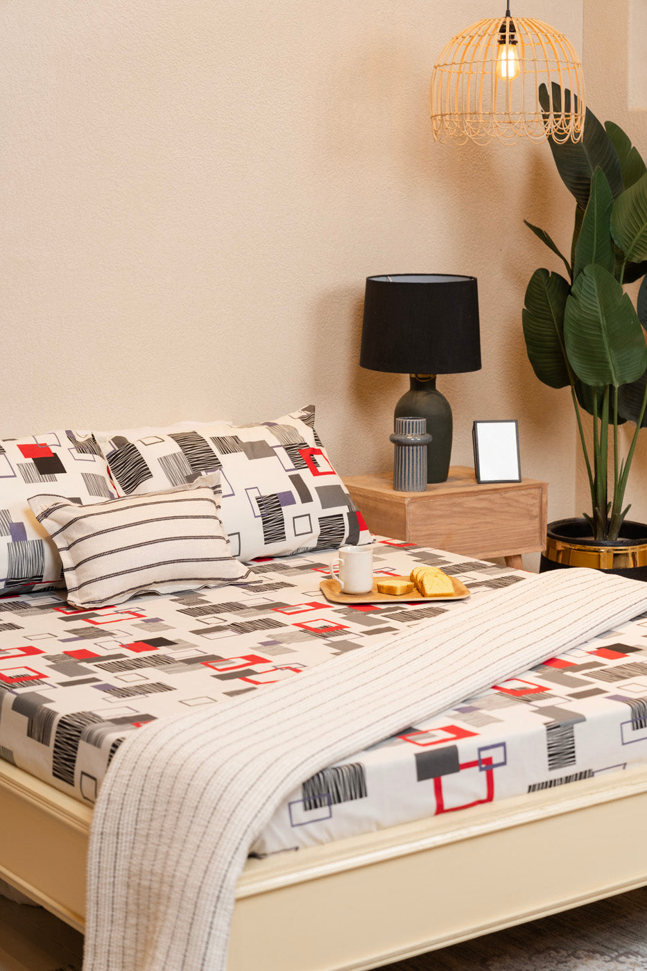 Printed Poly Cotton Bedsheet