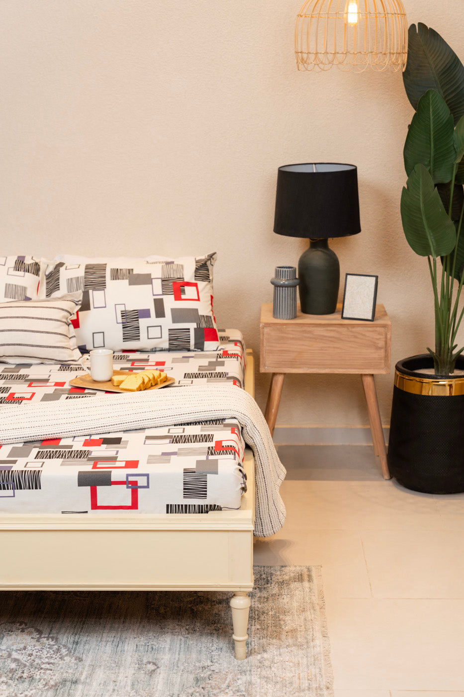Printed Poly Cotton Bedsheet