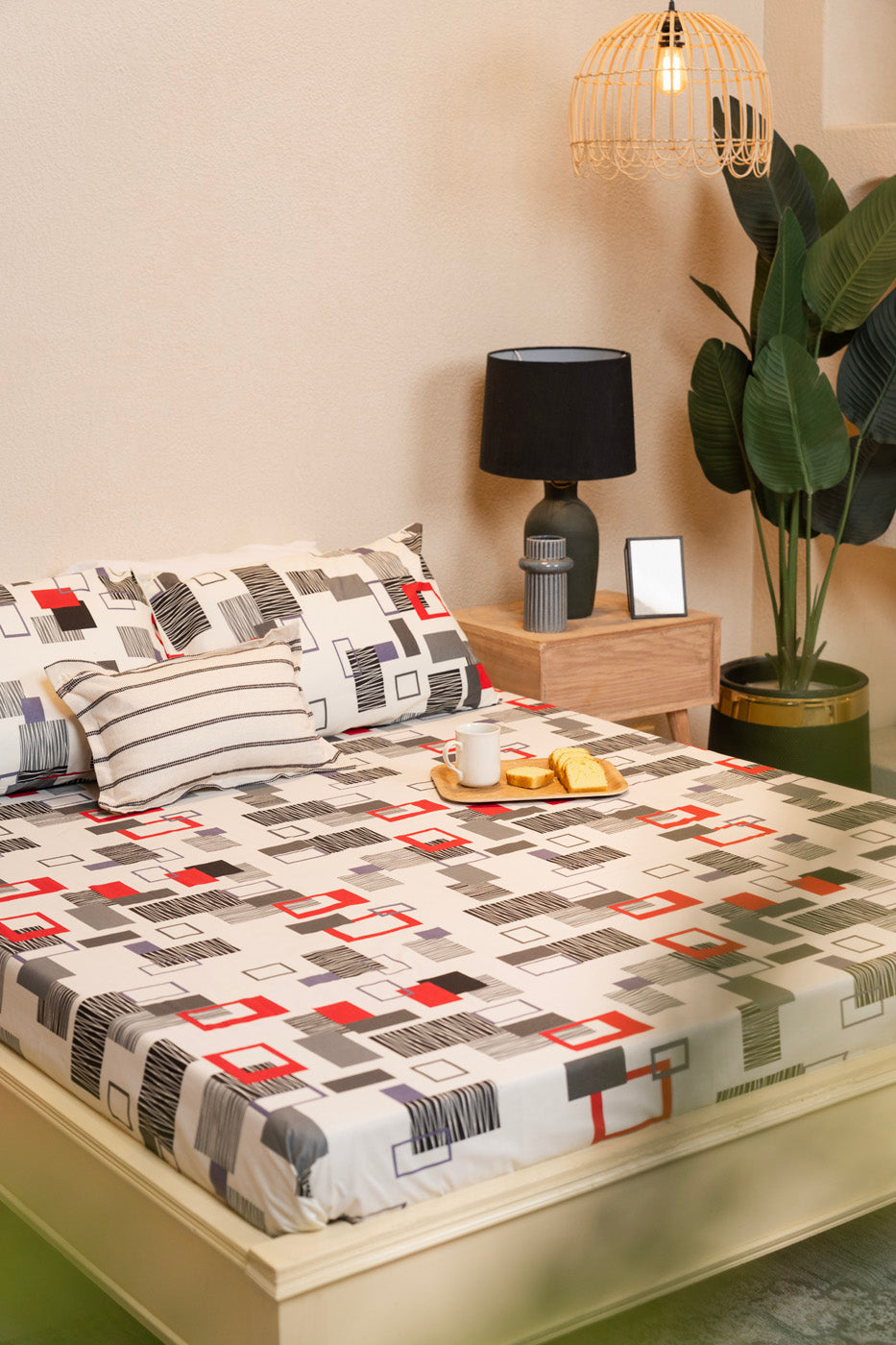 Printed Poly Cotton Bedsheet