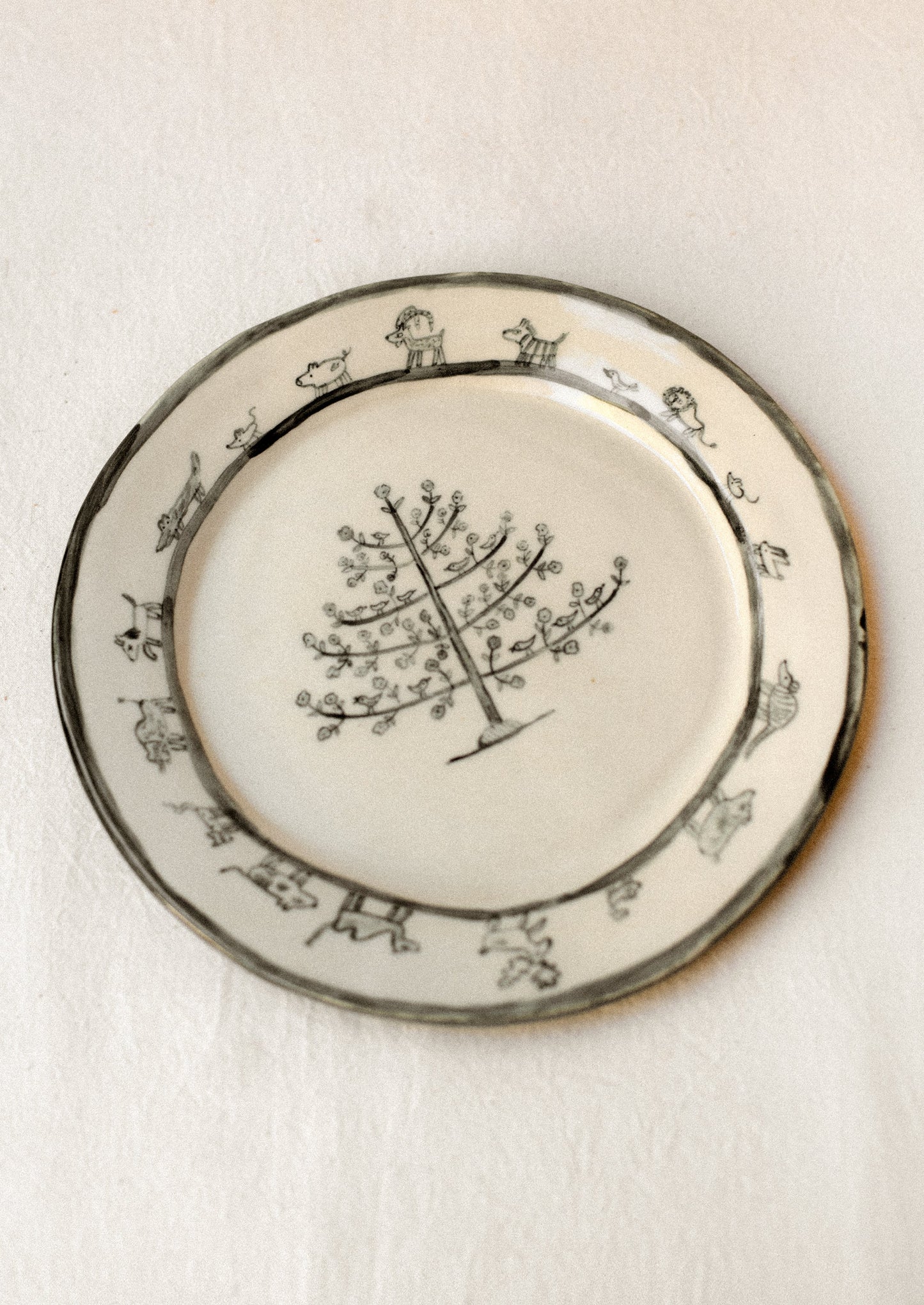 Animal House Ceramic Plate No. 05