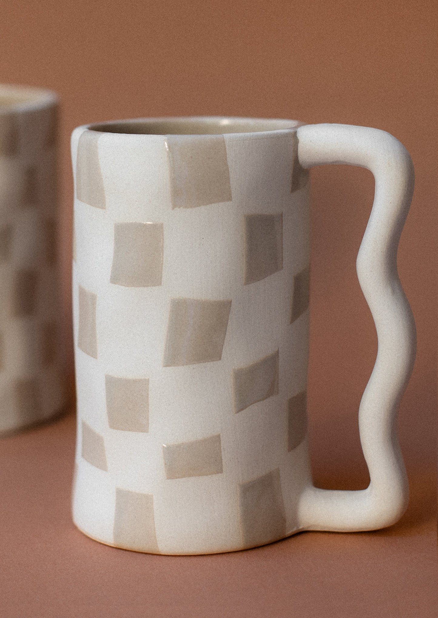 Optic Check Ceramic Mug