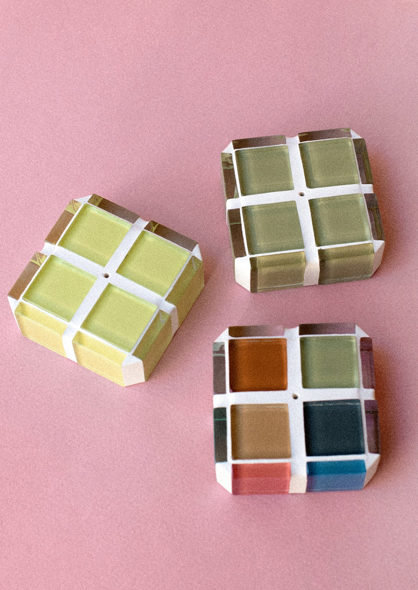Glass Tile Incense Holder