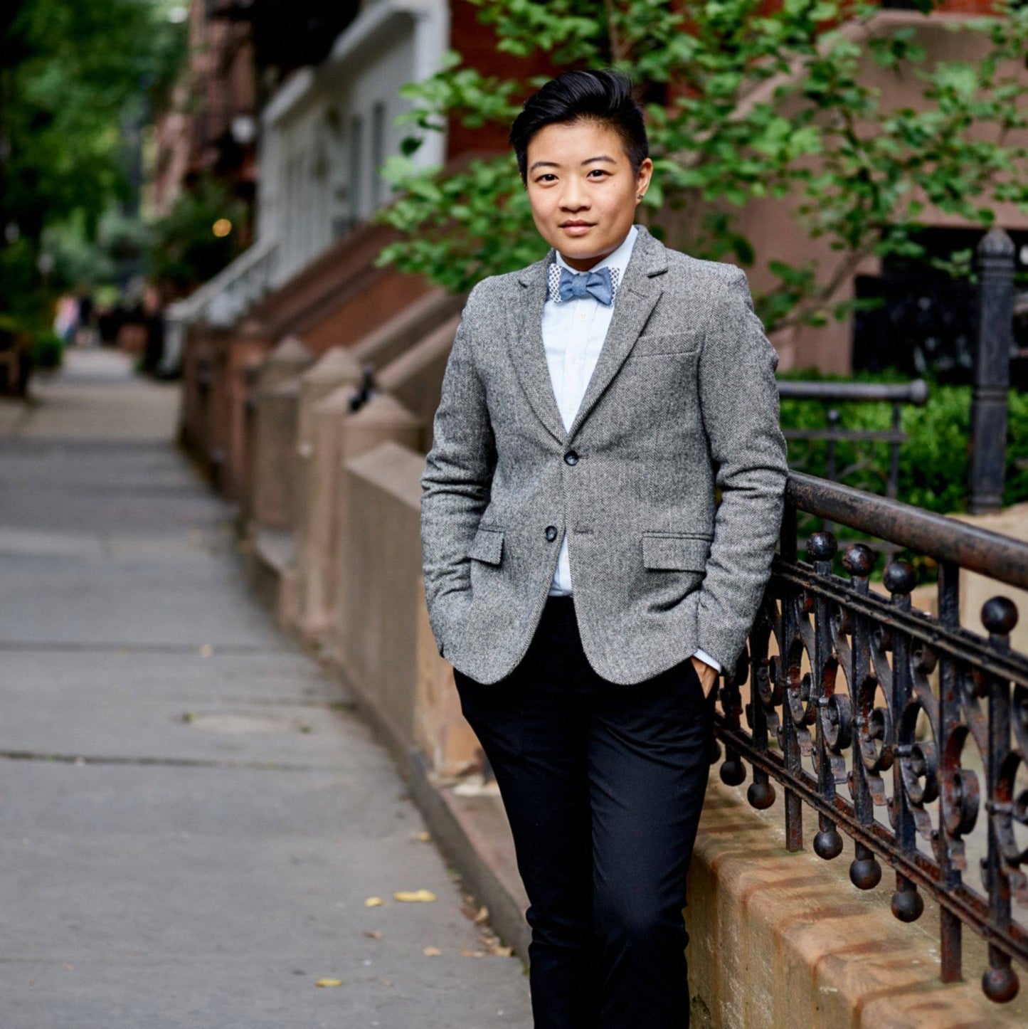 Gray Tweed Blazer