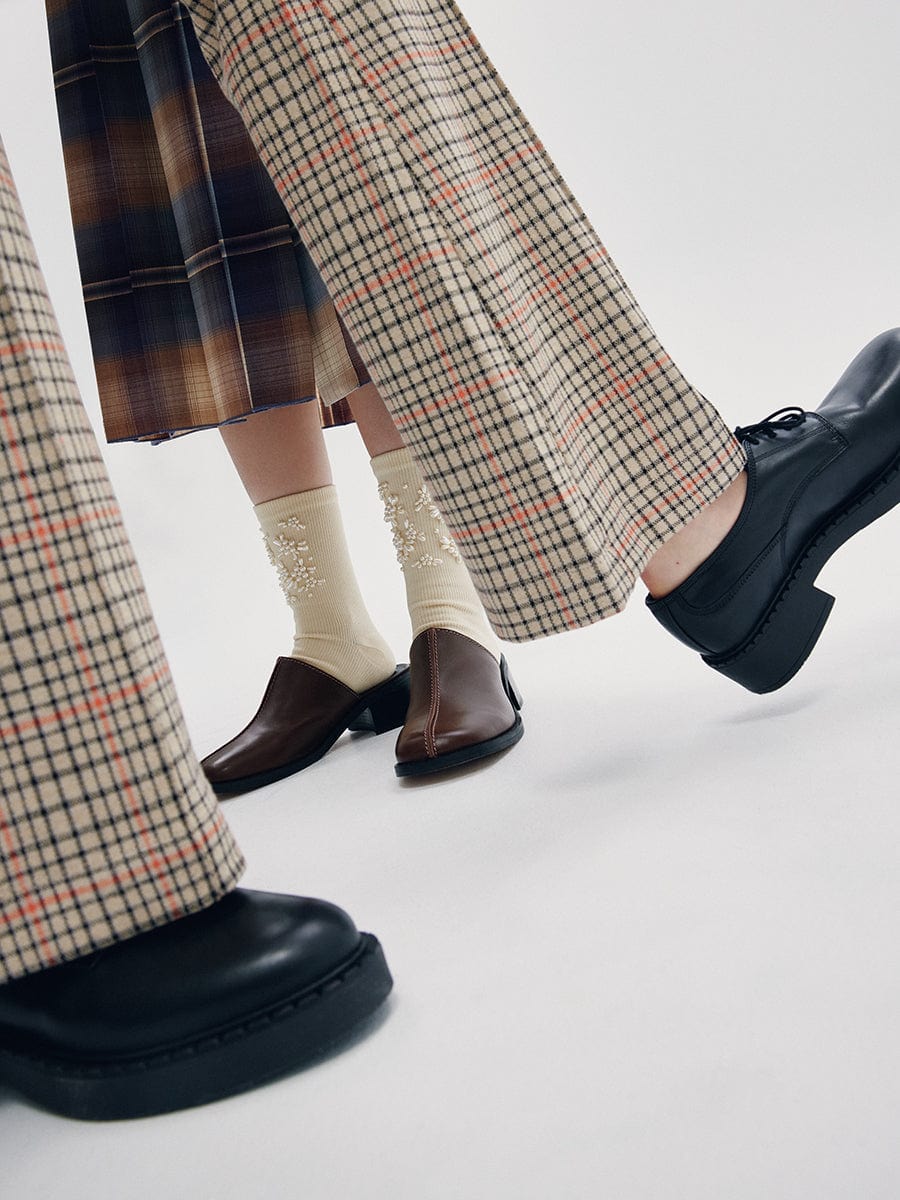 Safara Brown Mule