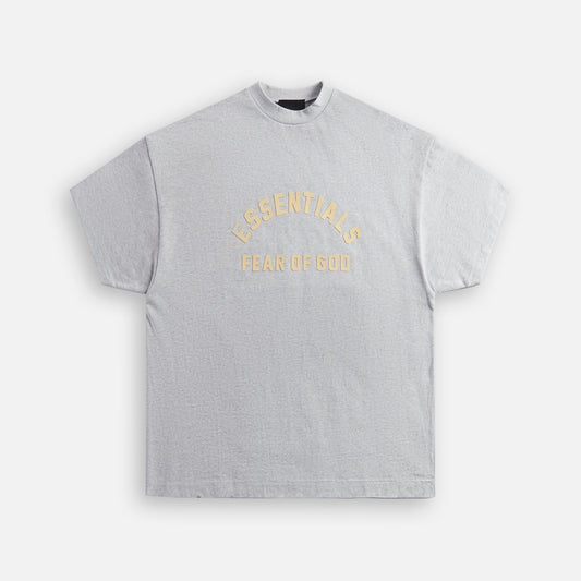 Essentials Crewneck Tee - Light Heather Grey