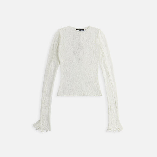 EB Denim Lombardi Lace Top - Off White