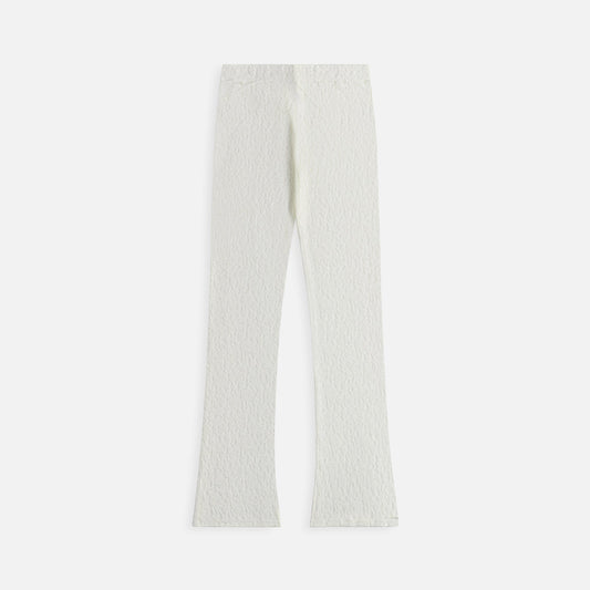 EB Denim Low Rise Lace Legging - Off White
