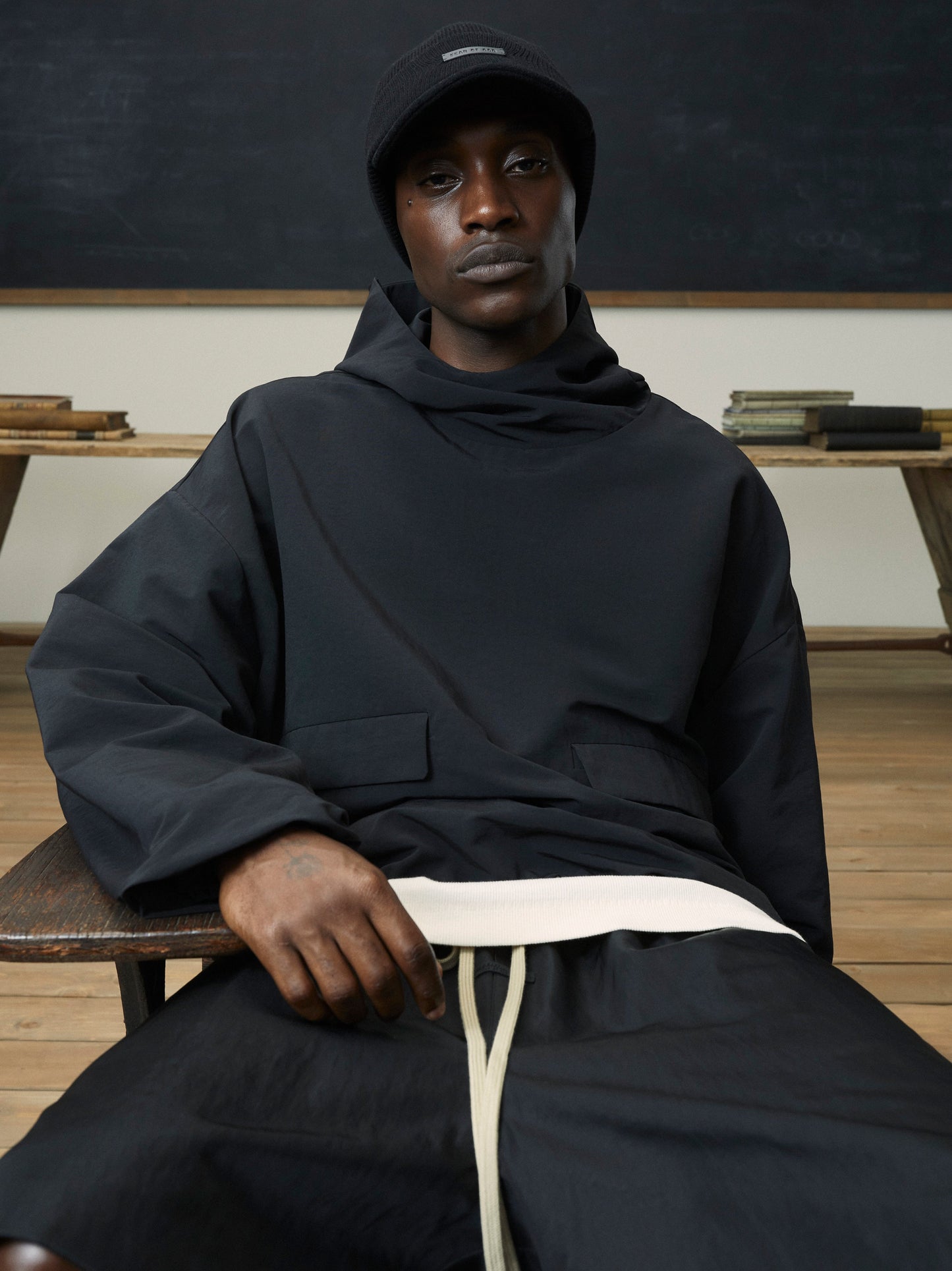 Military Nylon Hooded Anorak