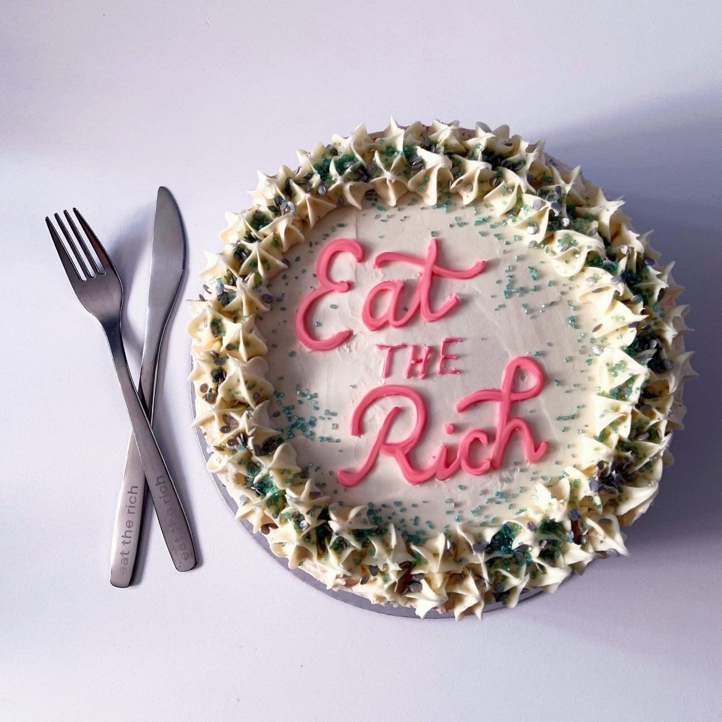 Eat The Rich Silverware Set