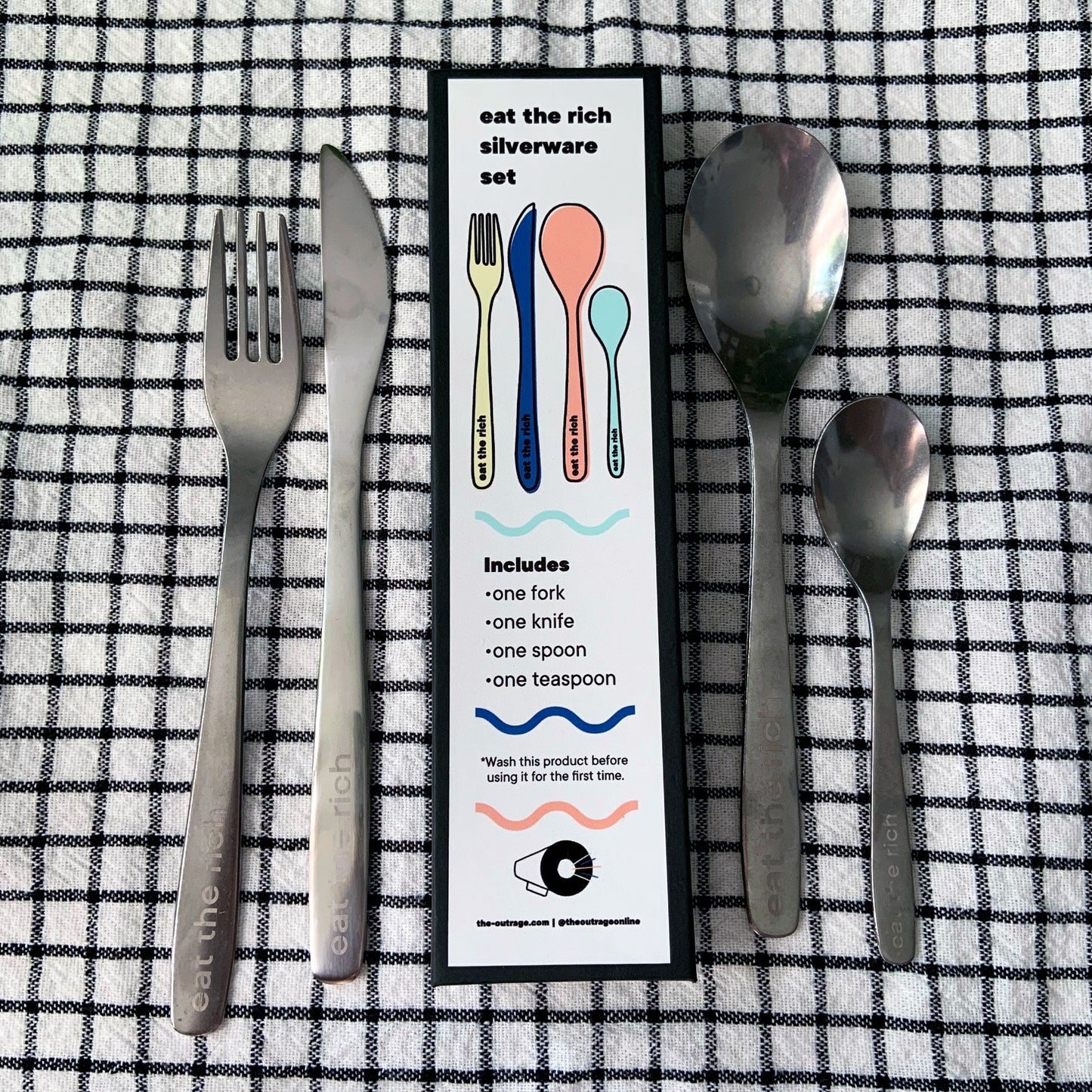 Eat The Rich Silverware Set