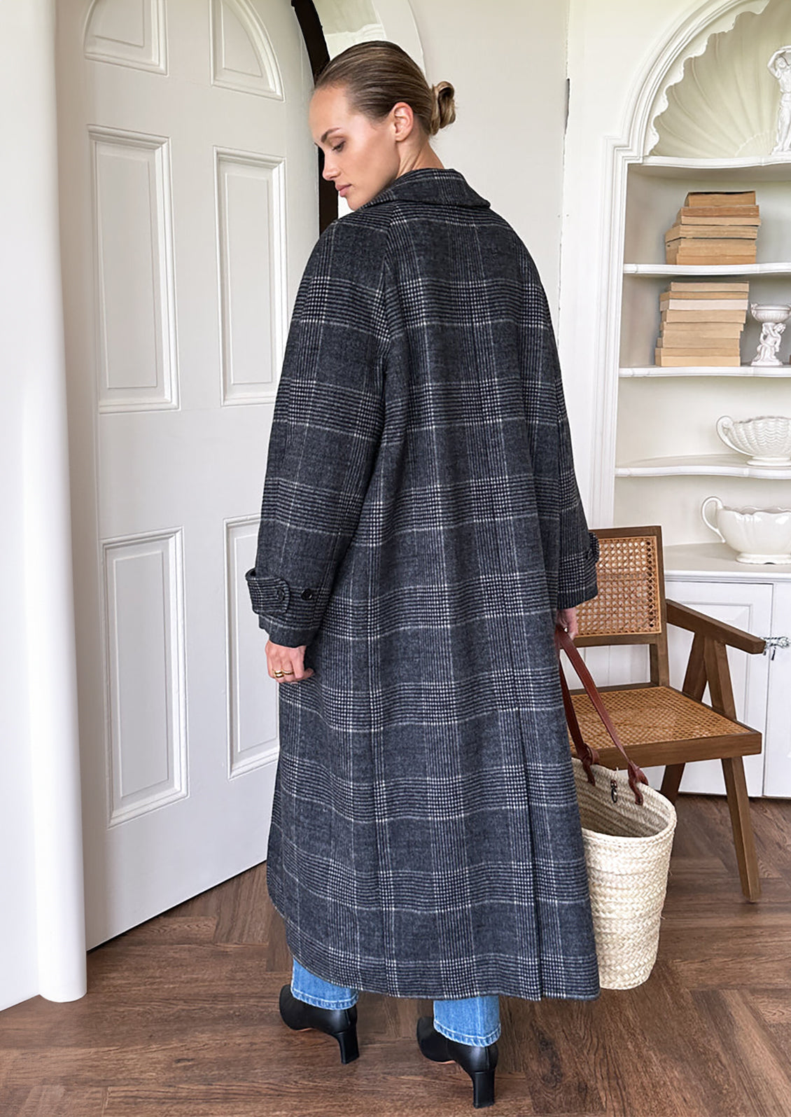 Mackenzie Plaid Wool Overcoat