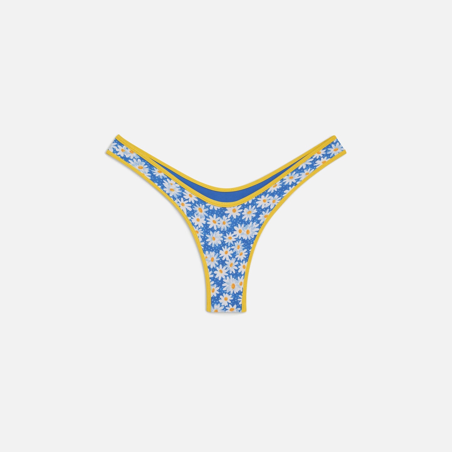 Frankies Bikinis Full Moon Bottom - Blue Daisy