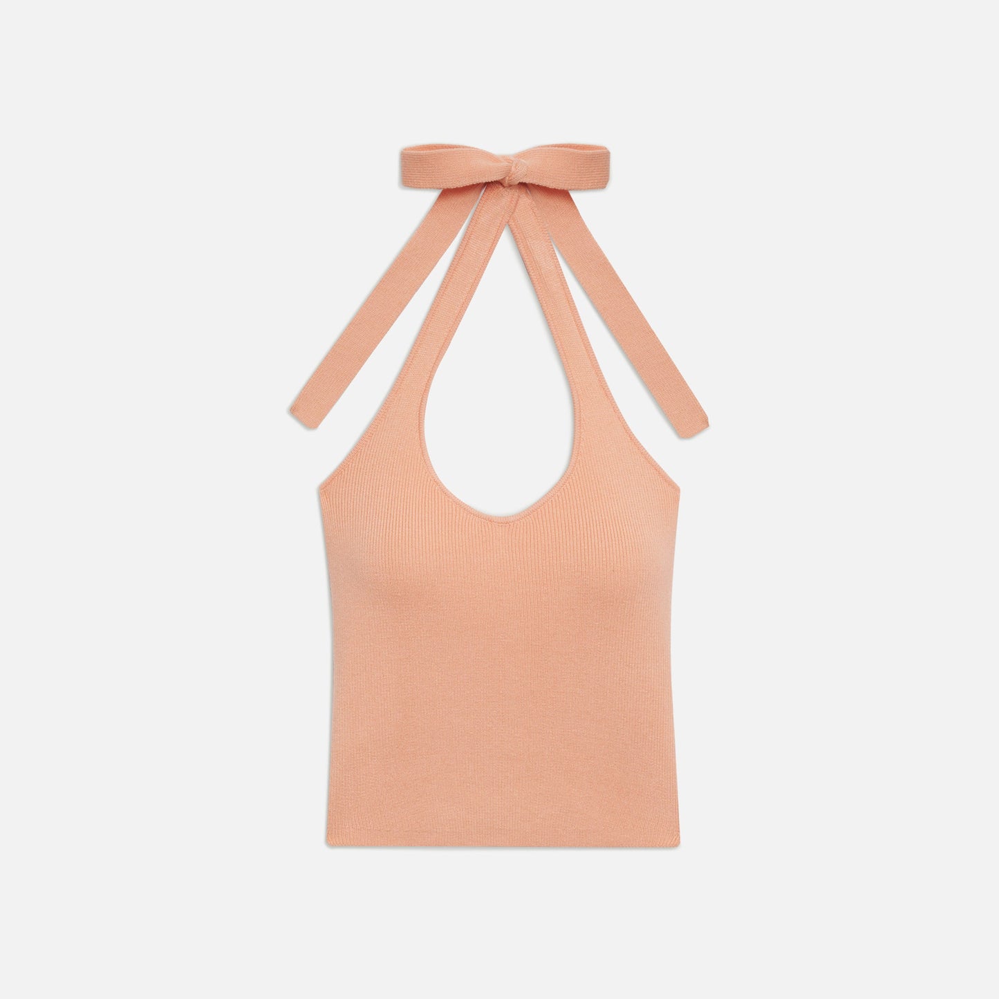 Frankies Bikinis Marialla Cloud Knit Halter Top - Sweet Tea
