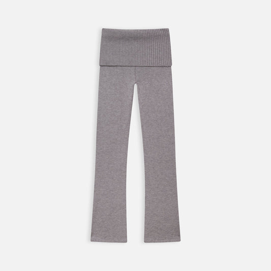 Frankies Bikinis Aimee Cloud Knit Pant - Rain Cloud