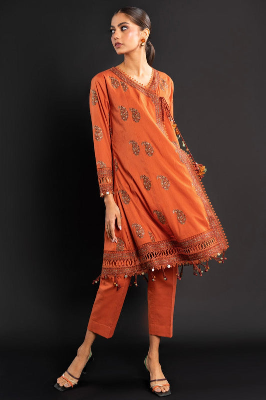 Embroidered Cambric Fabric
