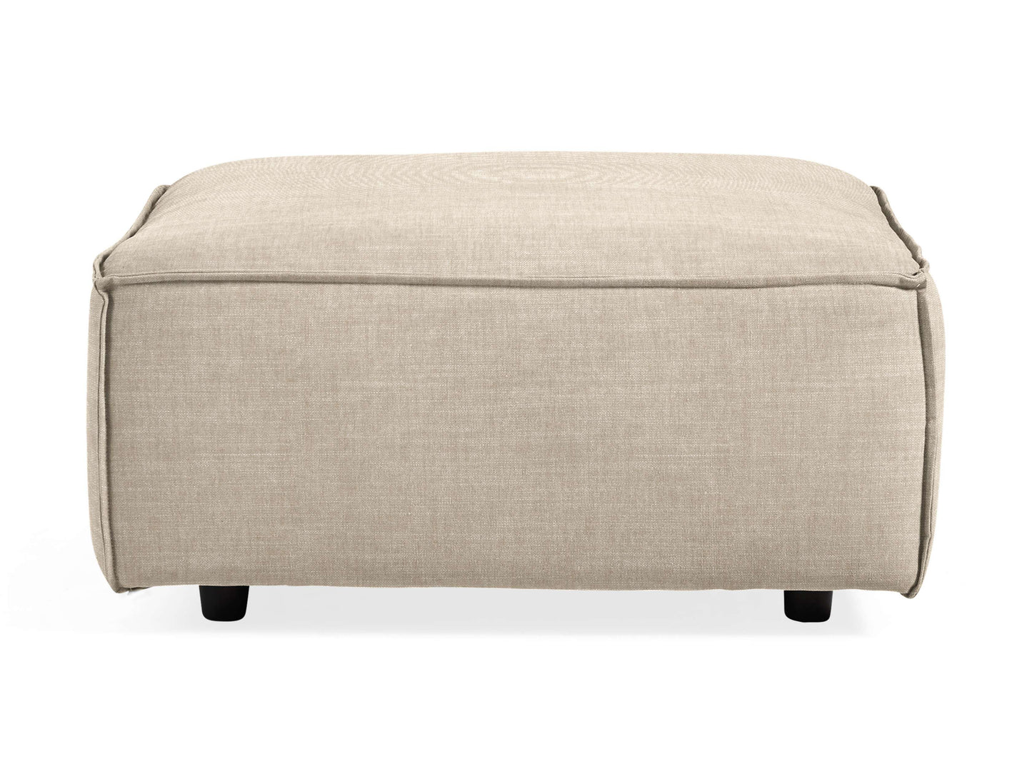 Coburn Ottoman in Capricorn Grey