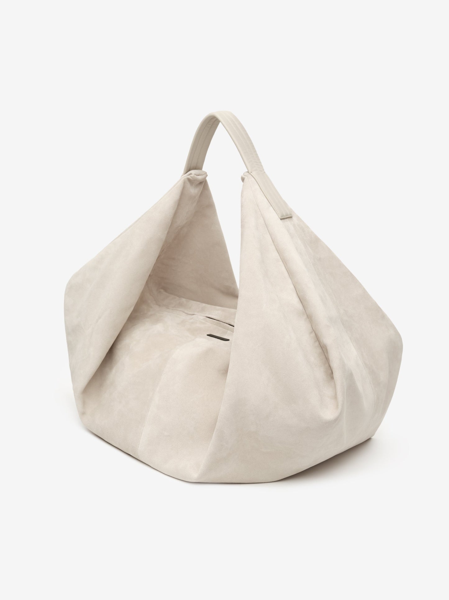 Suede Large Shell Bag