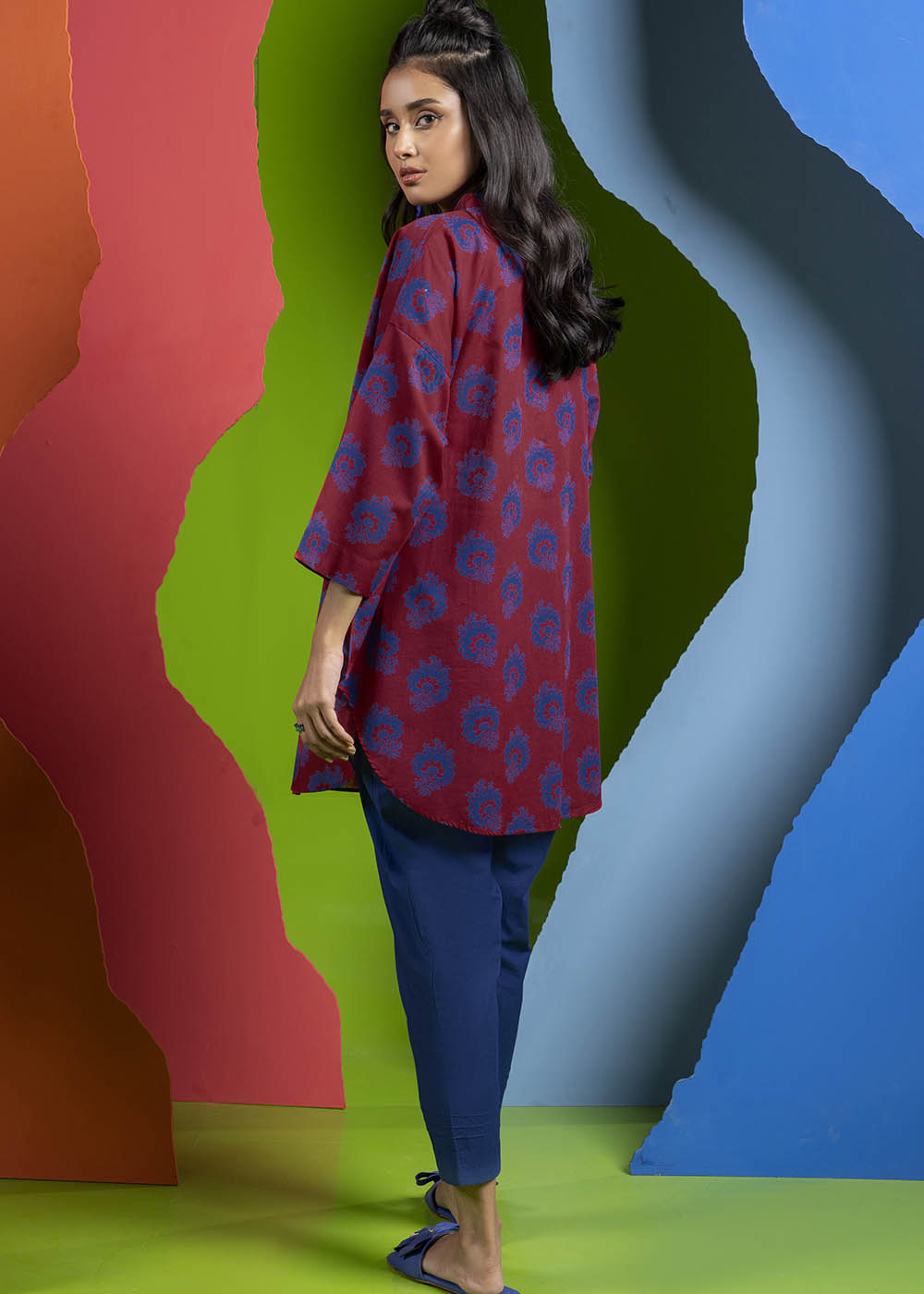 Printed Lawn Kurti