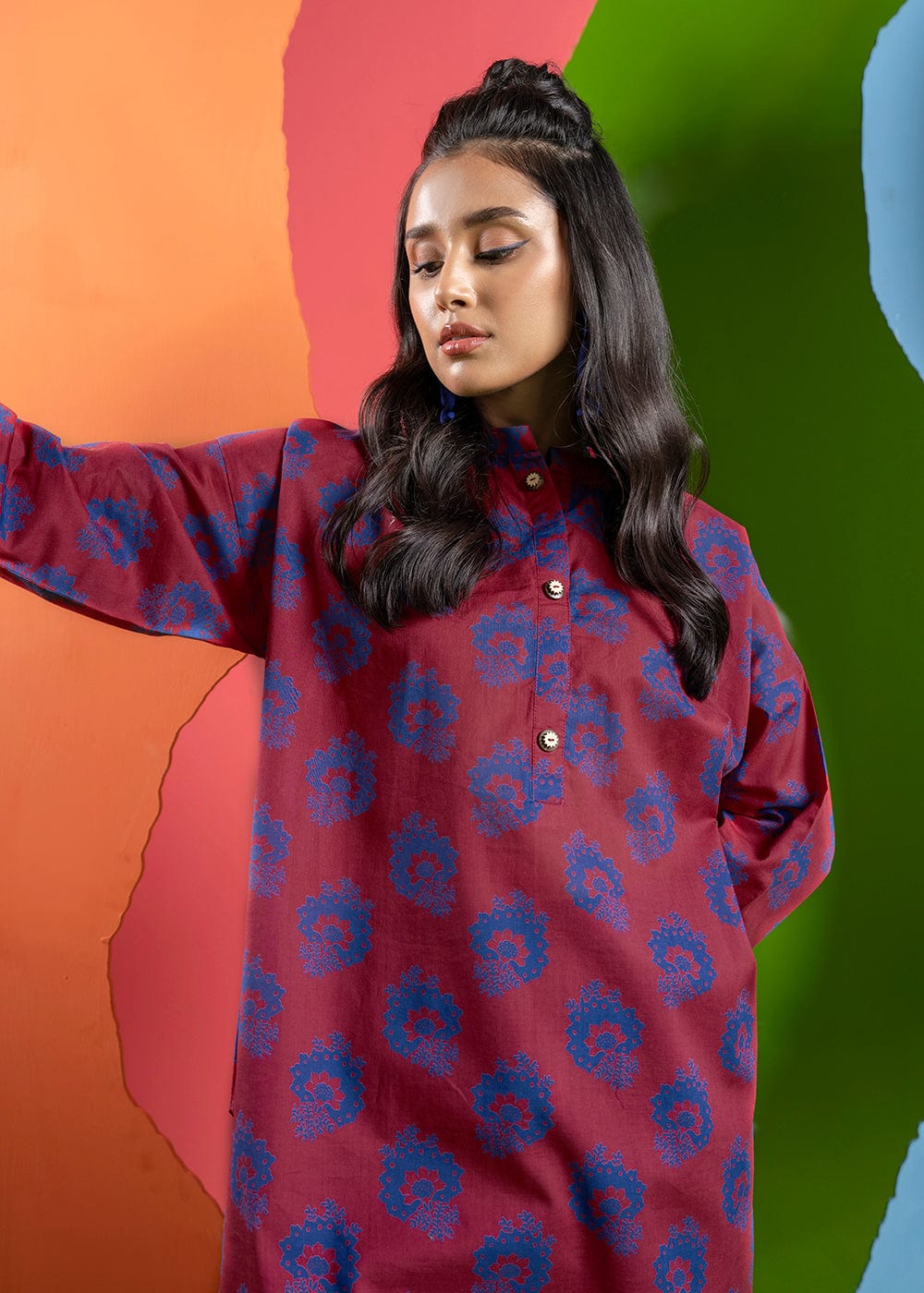 Printed Lawn Kurti
