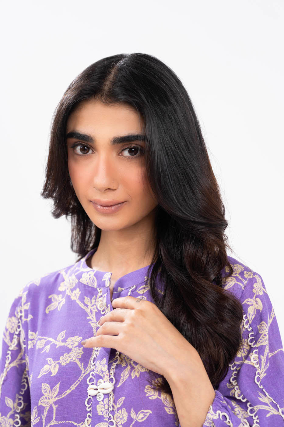 3 Piece Printed Khaddar Suit With Light Khaddar Dupatta