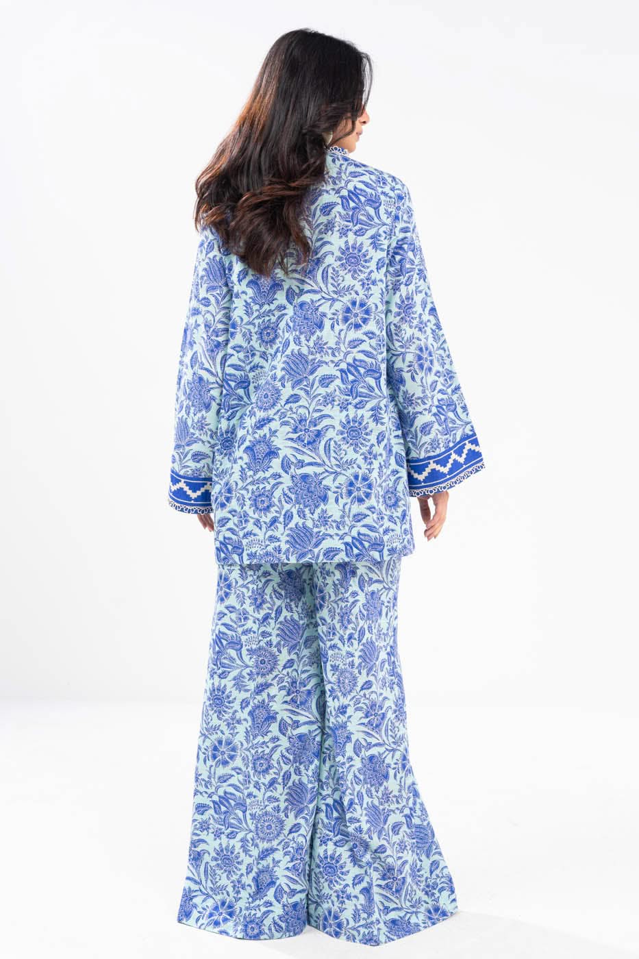 2 Piece Printed Khaddar Suit With Khaddar Trouser