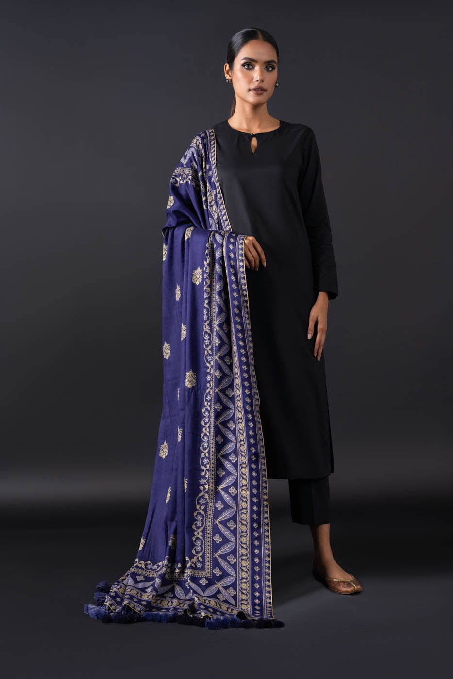 Printed Viscose Shawl Fabric
