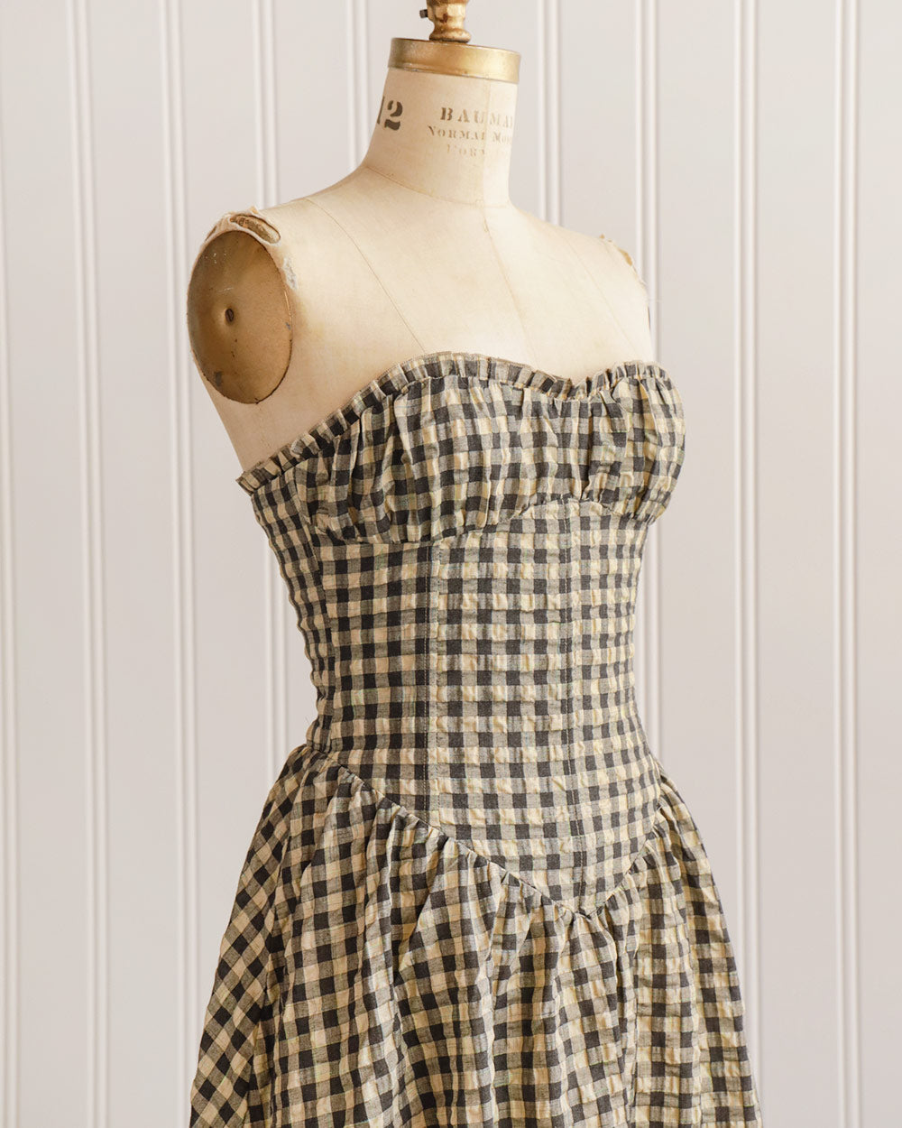 Winter Hostess Strapless Dress