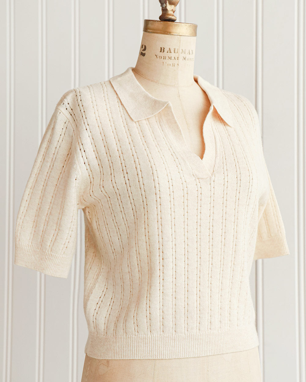 Brodeur Pointelle Knit Top